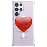 Husa personalizata samsung galaxy s23 ultra, magsafe atasare magnetica, rose heart
