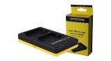 FinePix X-Pro 1 HS30 EXR Dual Quick Battery / &Icirc;ncărcător de baterii cu cablu Micro-USB - Patona