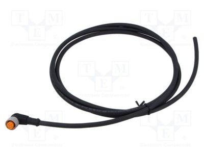 Cablu M12 PIN 8 unghi 2m 30VAC 2A 1200 LUTRONIC foto
