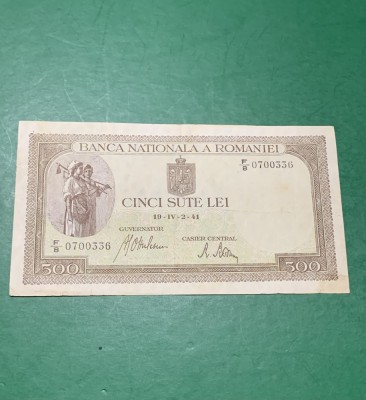 Bancnota 500 lei 19-IV-2-41 foto