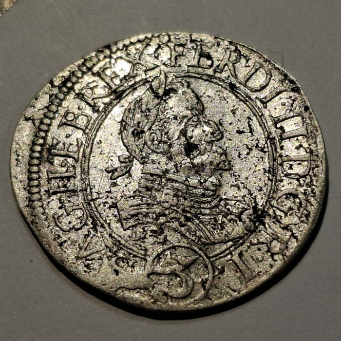 Austria 3 kreuzer 1625 HM Sankt Veit argint Ferdinand ll