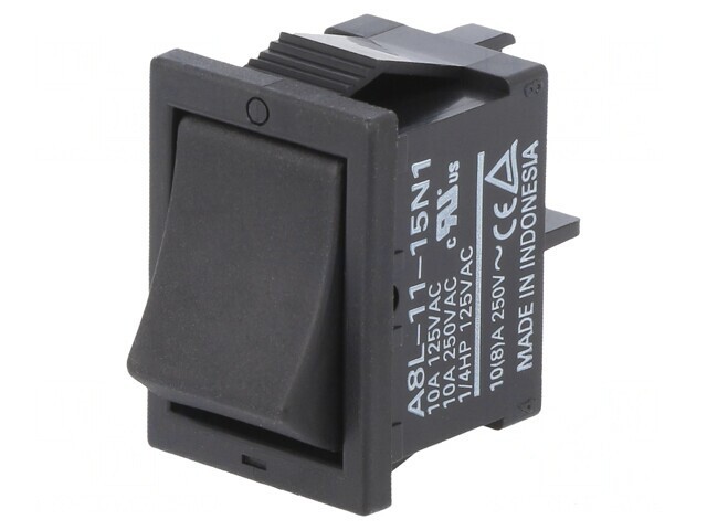Comutator Basculant ON-OFF 10A/250V Negru