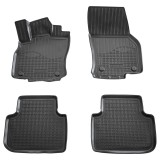 Set de 4 covorase cauciuc 3D stil tavita premium pentru Audi Q3 II F3 din 2018-2025