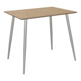 Cumpara ieftin Masa Cuba MDF sonoma alb 70x70x75 cm