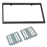 Rama universala adaptoare 2DIN, suporti prindere metalici, pentru DVD, navigatii, MP5 playere auto 19x11.5 cm