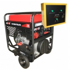 Generator de curent pe benzina Senci 17 kW, Trifazat 400V, AVR, Automatizare pornire inclusa ATS