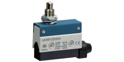Comutator limitator cu push button fara retinere 24mm inaltime Kenaida LA167-Z7 310 foto