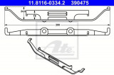 Arc, etrier frana BMW X5 (E53) (2000 - 2006) ATE 11.8116-0334.2