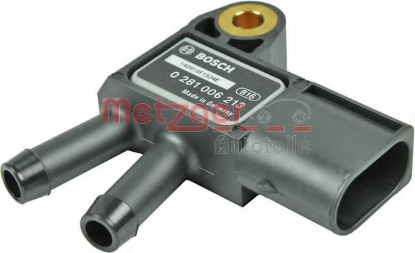 Senzor, presiune gaze evacuare MERCEDES SPRINTER 5-t caroserie (906) (2006 - 2016) METZGER 0906190