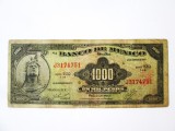 Rara! Mexic 1000 Pesos 1977 bancnota din imagini la cel mai mic pret