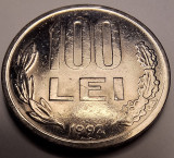 Moneda 100 lei 1992 cifra 9 dreaptă