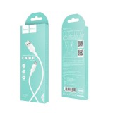 Cablu Date si Incarcare USB la USB Type-C HOCO Soarer X25, 1 m, Alb