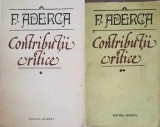 CONTRIBUTII CRITICE VOL.1-2-FELIX ADERCA