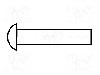 Nit aluminiu, lungime 6mm, BOSSARD - B2X6/BN401