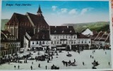Carte postala, Brasov, Piata Libertatii, 1929