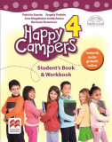 Happy campers - clasa a IV-a - Paperback brosat - Ana-Magdalena Iordăchescu, Angela Padron, Mariana Stoenescu, Patricia Acosta - Litera