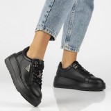 Sneakers piele naturala Filippo DP6382, Negru - 36, Oem