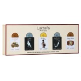 Lattafa Collection 5 - Set Cadou 5 x 20 ml (Bike1910 20 ml + Shaheen Silver 20 ml + African Drummer 20 ml + Shuyukh Silver 20 ml + Vintage Radio 20 ml