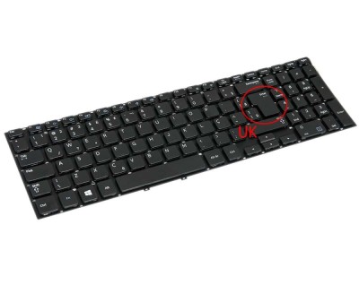 Tastatura Samsung Neagra NP350V5C layout UK fara rama enter mare, NP355V5C layout UK fara rama enter mare, foto