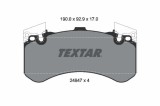 TEXTAR 2484701 set placute frana,frana disc