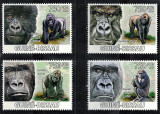 GUINEEA-BISSAU 2009 - Fauna, Gorile /serie completa MNH, Nestampilat