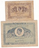 ROMANIA 20, 100 lei 1945 UZATE