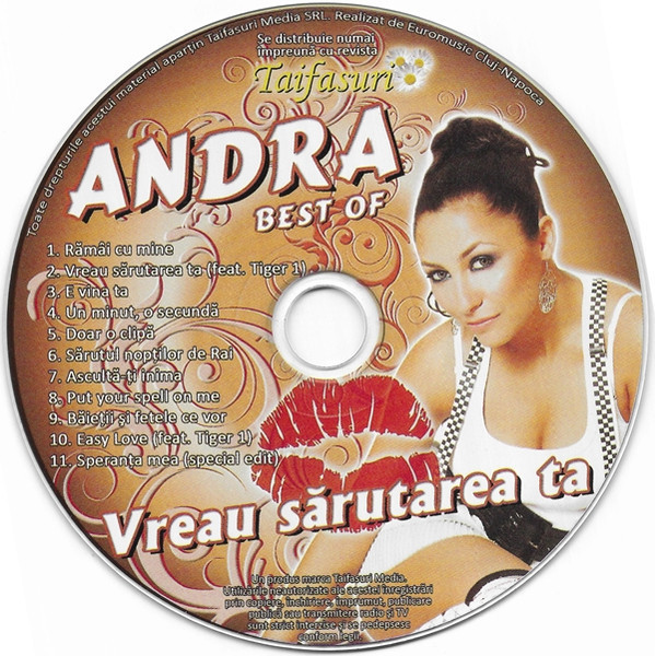 CD Andra - Vreau sarutarea ta - Best of
