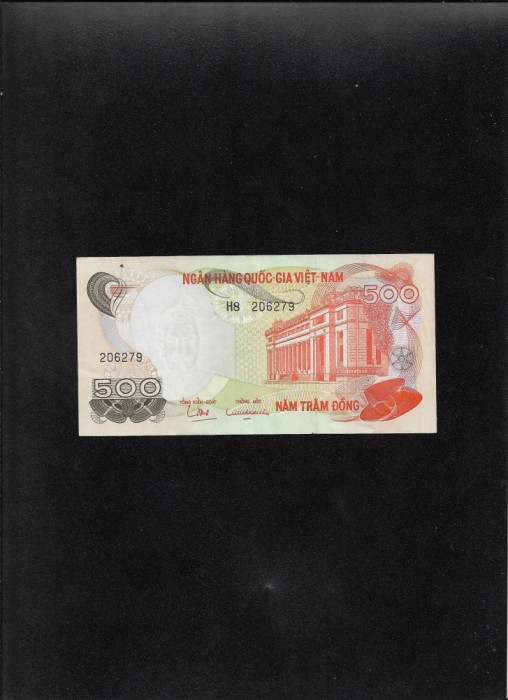 Vietnamul de Sud 500 dong 1970 seria206279