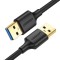 UGREEN Cablu USB 3.0 AA, 2m (negru)