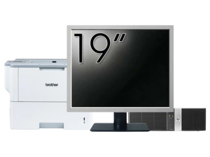 Pachet Calculator Second Hand HP Retail System RP5810 SFF, Intel Core i5-4570S 2.90GHz, 8GB DDR3, 128GB SSD, 4 x Serial Port, 1 x 24 Volt USB, 3 x 12