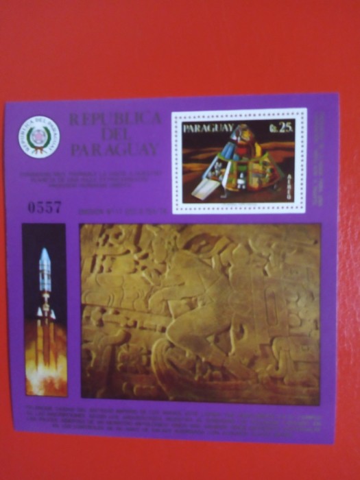 PARAGUAY, SPACE - COLIȚĂ MNH