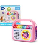 Player muzical, VTech Baby My First Music Player, 40 de Melodii, bluetooth, functie de Inregistrare, copii 2-5 Ani, Roz
