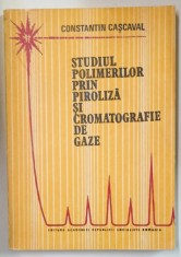 STUDIUL POLIMERILOR PRIN PIROLIZA SI CROMATOGRAFIE DE GAZE de CONSTANTIN CASCAVAL , 1983 foto