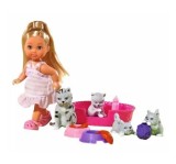 Cumpara ieftin Set de joaca Evi, cu 4 pisicute