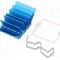Radiator extrudat, aluminiu, 21mm x 21mm, albastra, Advanced Thermal Solutions - ATS-X50210G-C1-R0