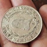 20 kreuzer 1808 litera D , argint , mai raruta