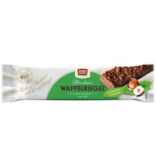 Baton de Napolitana Glazurat in Ciocolata cu Lapte si Alune de Padure Bio 35gr Rosen Garten