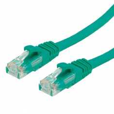 Cablu de retea UTP cat 6A 0.3m Verde, Value 21.99.1444