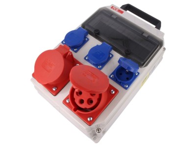 Tablou electric portabil IP54 10 module foto