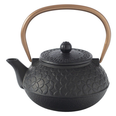 Ceainic din fonta Negru, cu infuzor detasabil,1 Litru foto