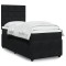 vidaXL Pat box spring cu saltea, negru, 100x200 cm, catifea 3294564