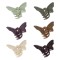 Clame Păr Femei, Model Fluturi, Set 6 Bucăți, Multicolor, Lungime 4.5cm