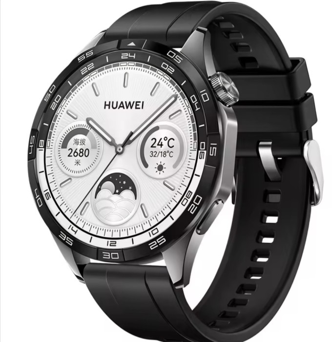 Curea Bratara THD pentru Huawei Watch GT4 46 mm, Huawei Watch GT3 Pro, Huawei Watch GT3 46 mm, negru