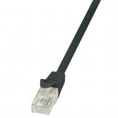 Cablu Patchcord LogiLink cat6 u/utp econ line 0,25m negru foto