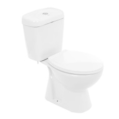 Vas wc cu rezervor + mecanism + capac, set Kadda Olivia PO422S, alb, evacuare verticala, montaj pe pardoseala