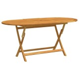 Cumpara ieftin Masa de gradina pliabila, 160x85x75 cm, lemn masiv de eucalipt