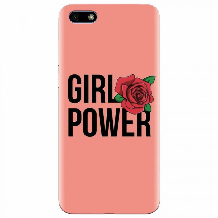 Husa silicon pentru Huawei Y5 Prime 2018, Girl Power 2