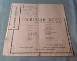 JAGUARUL ROSU, Teatrul C.I. Nottara, sala Studio, Bdul Gheorghe magheru - pliant stagiunea 1966-67 ( Stefan Iordache, George Sion, Petrica Popa) etc