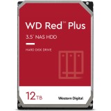 Hard Disk Red Plus NAS 12TB, SATA3, 256MB, 3.5inch, Bulk, Western Digital