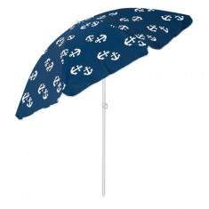 Umbrela pentru plaja, 2 m, model ancora